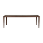 The Bok Dining Table from Ethnicraft in brown teak, 86.5 inch size.