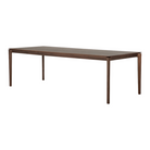 The Bok Dining Table from Ethnicraft in brown teak, 94.5 inch size.