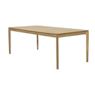 The Bok Dining Table from Ethnicraft in oak, 71 inch size.