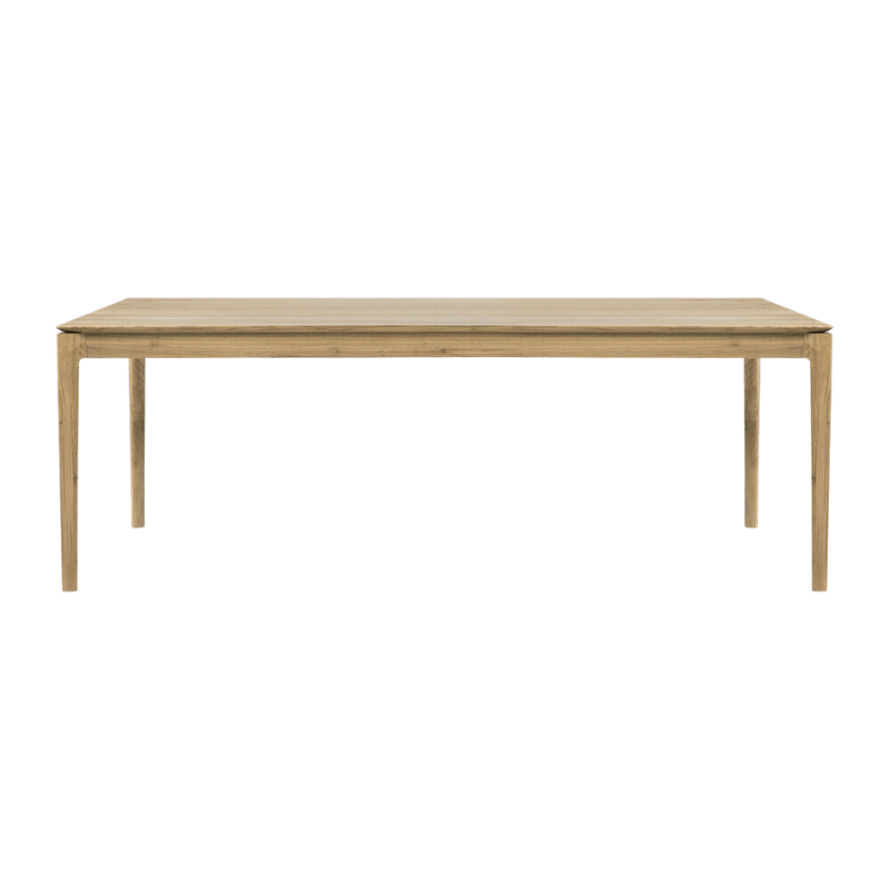 The Bok Dining Table from Ethnicraft in oak, 86.5 inch size.