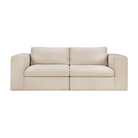 The left and right arm Mellow End Seater from Ethnicraft in off white fabric. all-groups