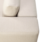 The left arm Mellow End Seater by Ethnicraft from the top.