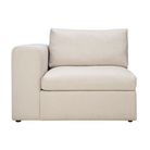 The right arm Mellow End Seater from Ethnicraft is in off white.