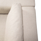 The right arm Mellow End Seater from Ethnicraft from cushion in details.