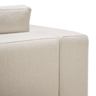 The right arm Mellow End Seater by Ethnicraft from reverse corner.