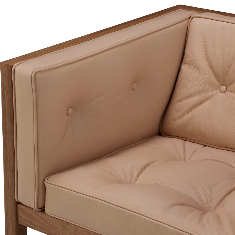 The Cube Sofa from Herman Miller in a close up photograph.