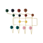 The Eames Hang-It-All rack from Herman Miller, designed by Herman Miller x Hay. This multipurpose rack, designed to hold coats, hats, bags, and much more, was created using the same technique for simultaneously welding wires that Charles and Ray developed for their low tables and wire chairs.