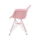 This first-of-its-kind collaboration celebrates Eames classics, reimagined in a fresh palette that’s uniquely HAY. Now made of 100% post-industrial recycled plastic, the iconic Eames Molded Plastic Armchair has been updated in a range of playful colors for mixing and matching.