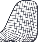 The Eames Wire Chair from Herman Miller, designed by Herman Miller x HAY in black blue with a close up on the back.