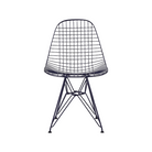 This first-of-its-kind collaboration celebrates Eames classics, reimagined in a fresh palette that’s uniquely HAY. Updated in weatherproof powder-coated steel with a range of playful colors for mixing and matching, the Eames Wire Chair adds an airy, sculptural quality to any space, indoors or out.