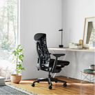 The Embody Chair from Herman Miller in a living room.