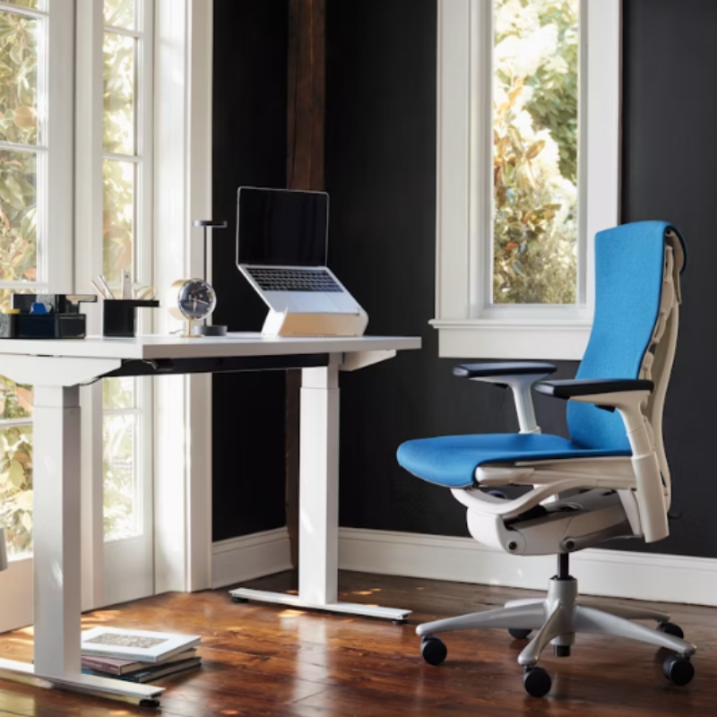 The Embody Chair from Herman Miller in a workspace.