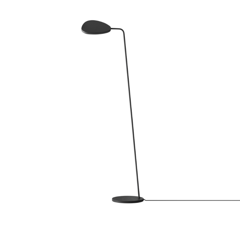 The Leaf Floor Lamp from Muuto in black.