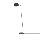 The Leaf Floor Lamp from Muuto in black, tilted.