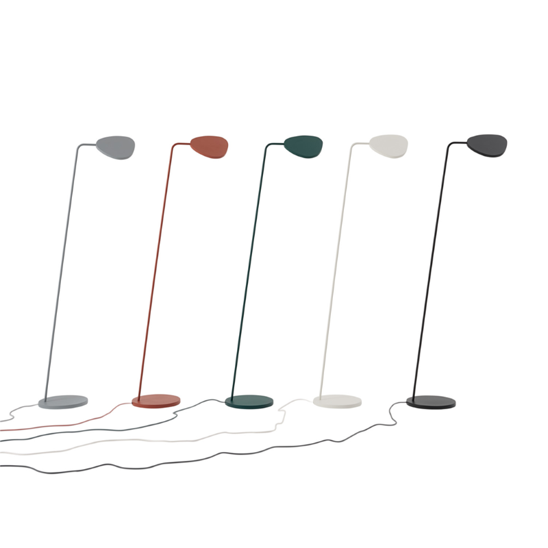 The Leaf Floor Lamp from Muuto in all five color options. all-groups