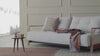 The Ran D.E.L Sofa Bed from Innovation Living in a lifestyle video within a home.