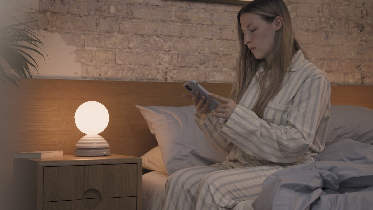Video of how the control functionality of the Tala Lighting Wake Sleep Light 