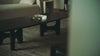 The Flow Coffee Table from Ethnicraft shown on video in a living room.
