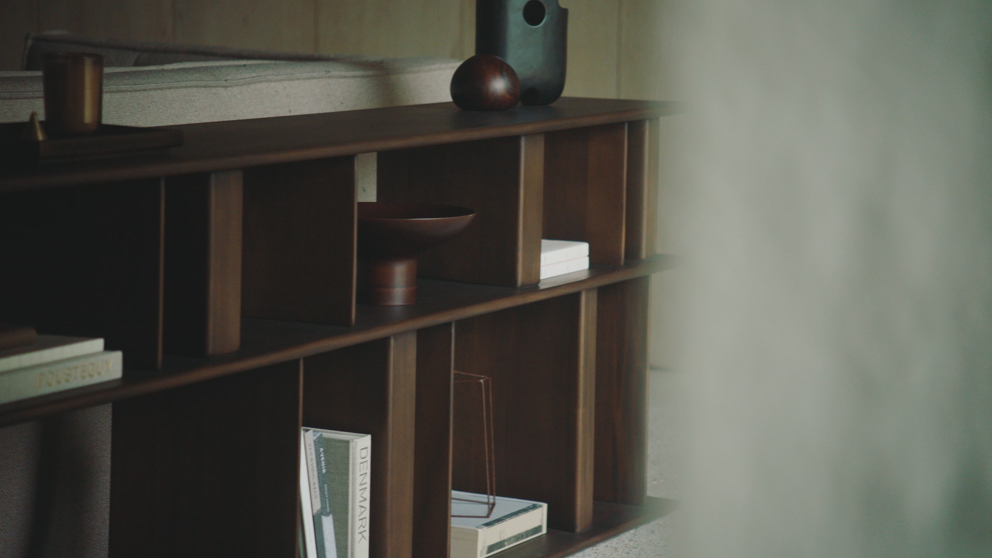 The Block Sofa Console from Ethnicraft in a living space.