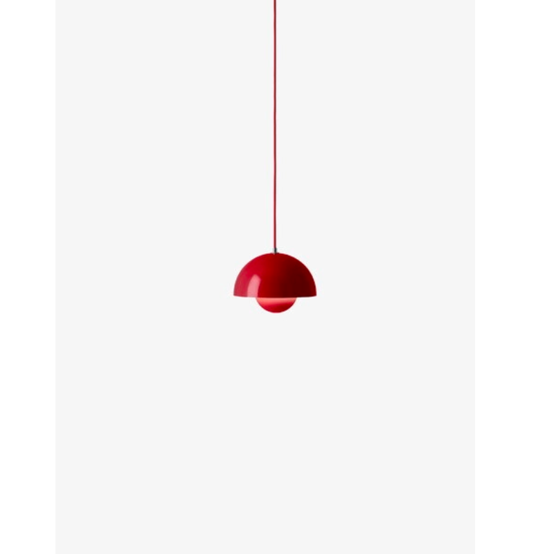 The Flowerpot VP1 Mini Pendant Light by Verner Panton became synonymous with the Flower Power movement from the late 60s. Reflecting a break from convention to embrace a more open, modern mentality that promoted peace and harmony. Such was the mindset of its designer, Verner Panton. One of the most forward-thinking talents of his time. The Flowerpot series consists of several different models, including three pendants and two table lamps - all in a wide range of colors.
