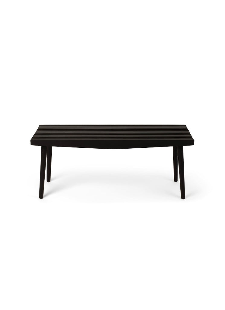 The Uno Ora bench features lovely wooden slats give that produce a light and elegant look with a nicely rounded finish thanks to the conical legs.The Uno Ora bench features lovely wooden slats give that produce a light and elegant look with a nicely rounded finish thanks to the conical legs.