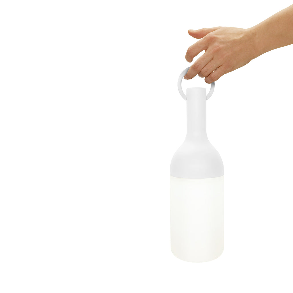 Take your lighting to go with the ELO Baby Duo Rechargeable LED Portable Table Lamps, Set of 2 from DesignerBox. Designed by Bina Baitel, the ELO Baby offers up to 10 hours of dimmable illumination. It easily fits into a cooler or canteen attachment, offering weatherproof light where ever you take it.