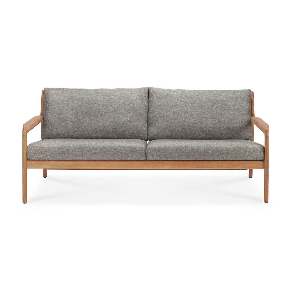 Beautiful from every angle, luxuriant shapes and curves form the basis of the Jack sofa collection from Ethnicraft. Featuring upholstery woven in Belgium, every detail has been meticulously crafted to ensure comfort and elegance when enjoying the outdoors. Apart of Ethnicraft's first outdoor collection. Designed by Jacques Deneef.