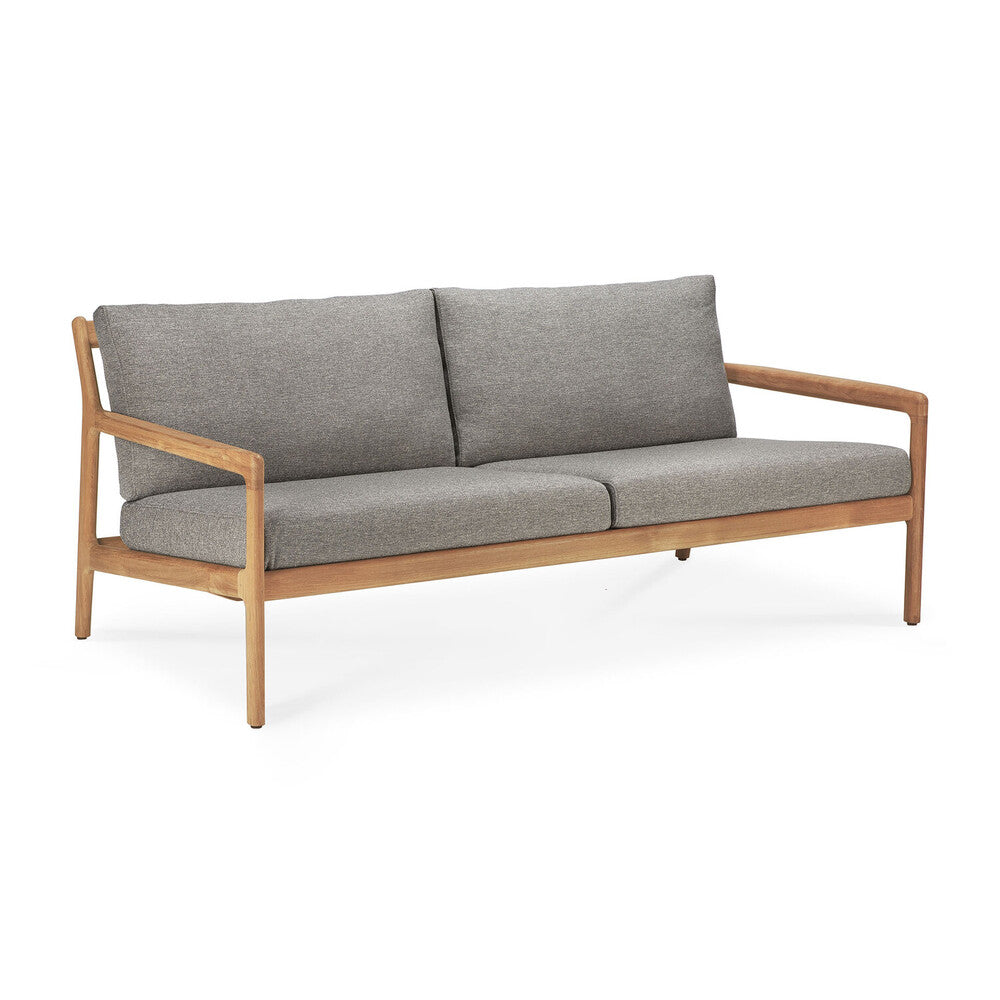 Beautiful from every angle, luxuriant shapes and curves form the basis of the Jack sofa collection from Ethnicraft. Featuring upholstery woven in Belgium, every detail has been meticulously crafted to ensure comfort and elegance when enjoying the outdoors. Apart of Ethnicraft's first outdoor collection. Designed by Jacques Deneef.