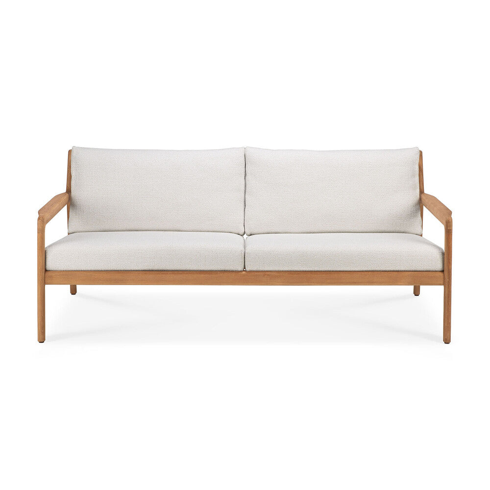 Beautiful from every angle, luxuriant shapes and curves form the basis of the Jack sofa collection from Ethnicraft. Featuring upholstery woven in Belgium, every detail has been meticulously crafted to ensure comfort and elegance when enjoying the outdoors. Apart of Ethnicraft's first outdoor collection. Designed by Jacques Deneef.