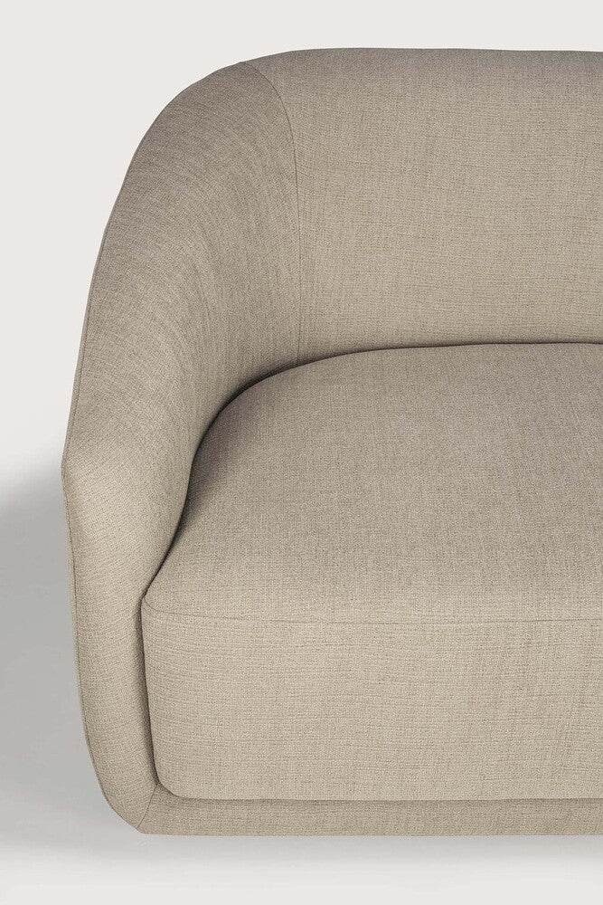 The Trapeze Three Seater Sofa by Jacques Deneef for Ethnicraft. Geometric, straight and clean lines: Trapeze is a statement of classic minimalism. Accumulate cushions to style it as you wish, like a blank canvas on which you can let your inspiration flow. This nonchalant lounge sofa will fit into any style, whether that be in an urban flat or a country homestead. 