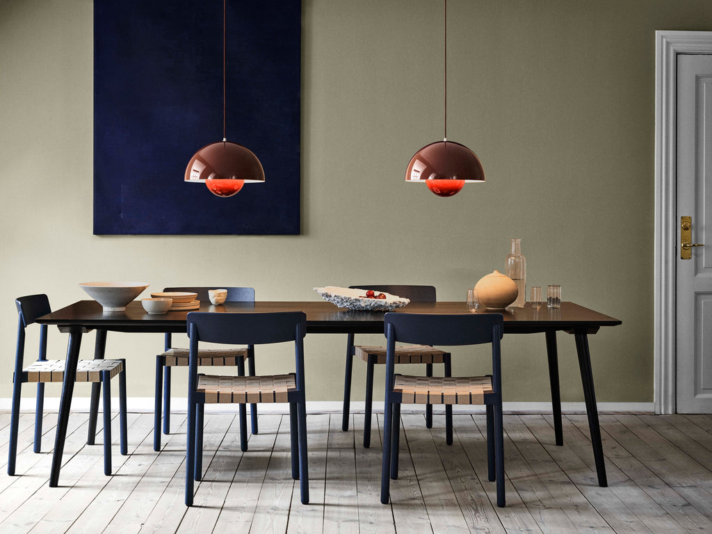 The Flowerpot VP7 Pendant Light by Verner Panton became synonymous with the Flower Power movement from the late 60s. Reflecting a break from convention to embrace a more open, modern mentality that promoted peace and harmony. Such was the mindset of its designer, Verner Panton. One of the most forward-thinking talents of his time. The Flowerpot series consists of several different models, including three pendants and two table lamps - all in a wide range of colors.