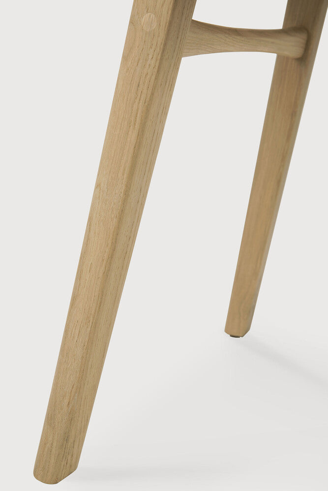 A nostalgic interpretation made with solid wood. The Pebble chair’s soft lines and airy elements provides not only seating comfort, but the familiar stylish shapes we have grown up loving. Designed by Alain Van Havre.