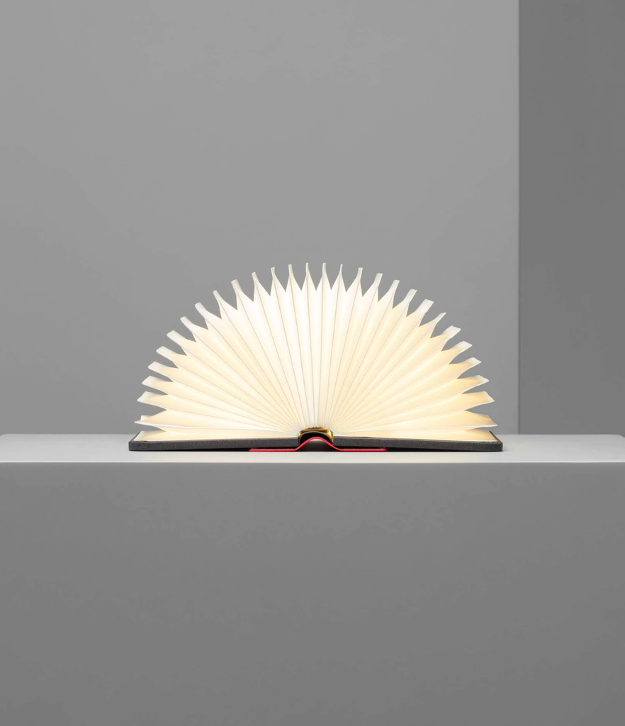 Lito mini is a compact, multi-functional portable lamp and battery pack for mobile phones that conceals itself in the form of a hard-cover book.