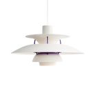 The PH 5 Pendant Light in White Classic