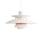 The PH 5 Pendant Light in White Modern