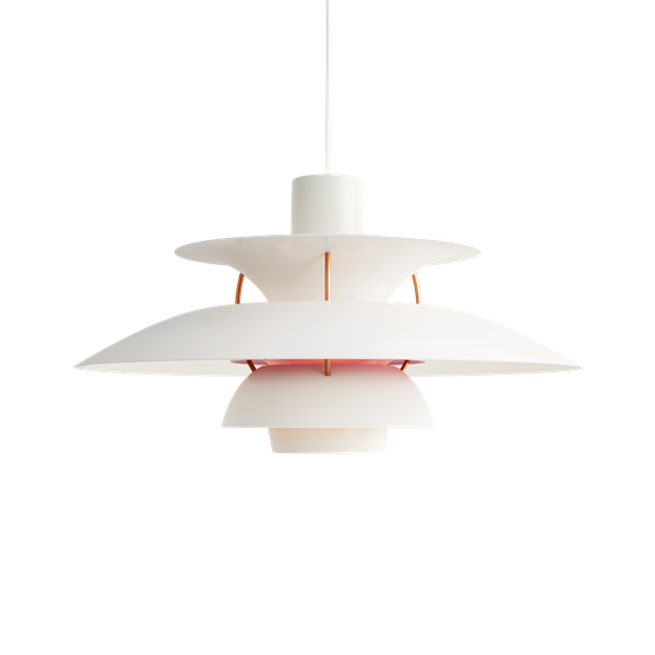 The PH 5 Pendant Light in White Modern
