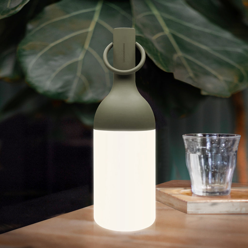 Take your lighting to go with the ELO Baby Duo Rechargeable LED Portable Table Lamps, Set of 2 from DesignerBox. Designed by Bina Baitel, the ELO Baby offers up to 10 hours of dimmable illumination. It easily fits into a cooler or canteen attachment, offering weatherproof light where ever you take it.