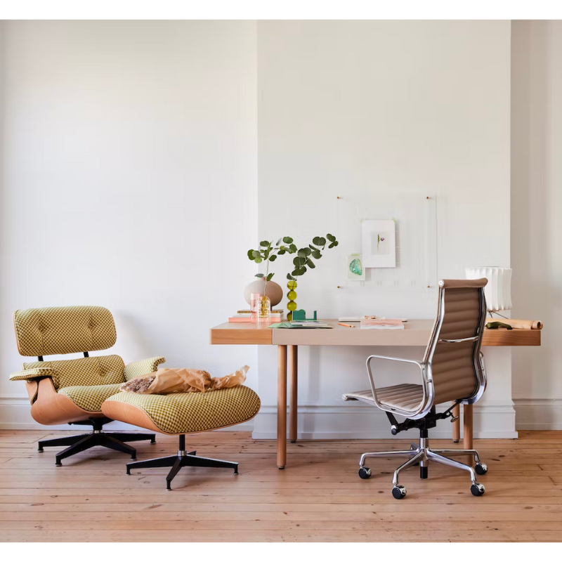 Raise your expectations for height-adjustable desks — Delivering the ergonomics of a sit-to-stand desk, as well as the warmth and refined materials of a traditional writing table, this is the rare height-adjustable desk that’s elegant enough for your den or corner office.