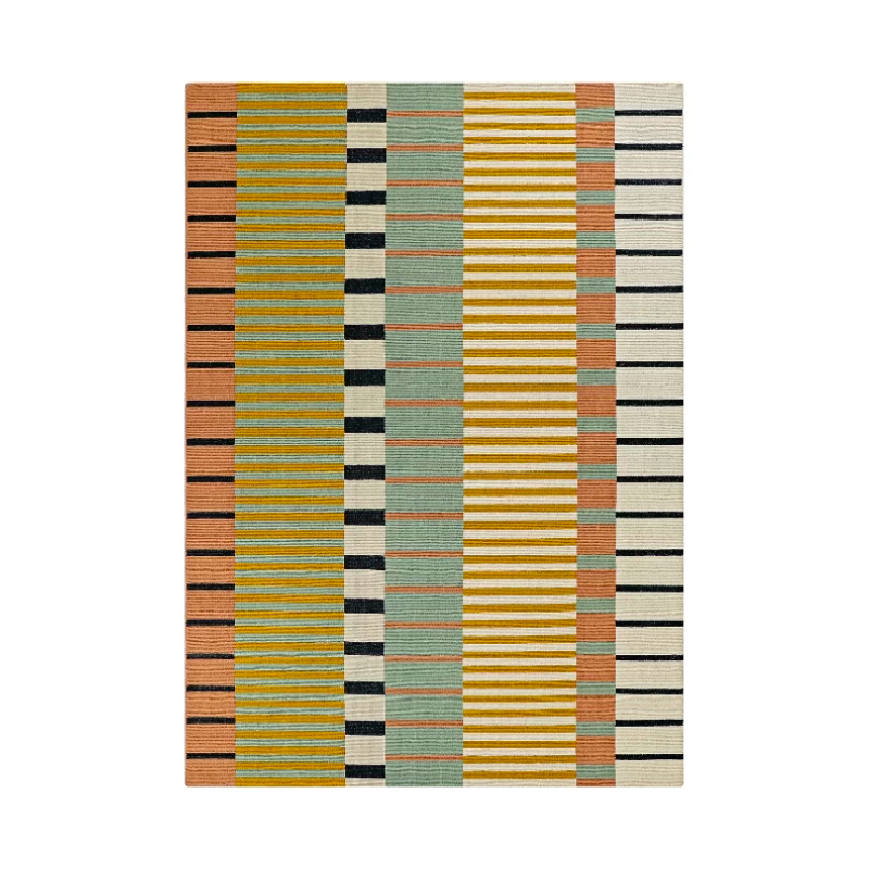 The Keyboard Area Rug by Toulemonde Bochart is any music lover’s dream. This rug is abstractly patterned in a way that resembles a keyboard’s keys. Any viewer of this rug is sure to call to mind favorite melodies of show tunes and jazz clubs.