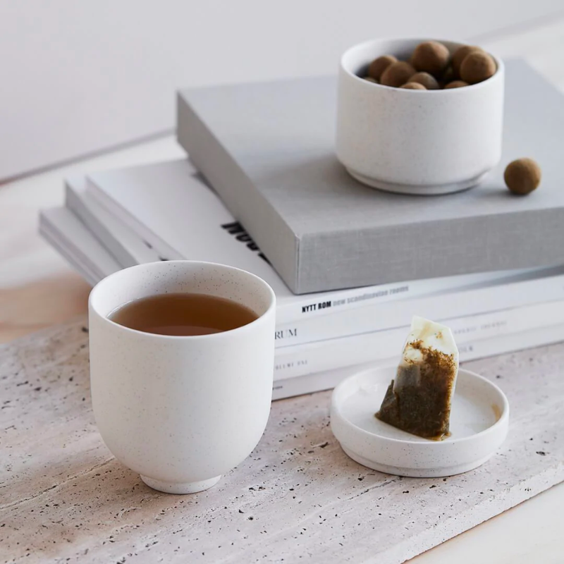 This stackable cup set by Setomono is made from fine stoneware and inspired by traditional Japanese pottery. The Setomono Cups can be bought separately or in this stackable three-piece set. 