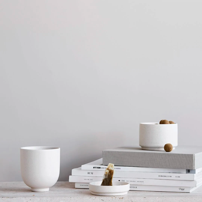 This stackable cup set by Setomono is made from fine stoneware and inspired by traditional Japanese pottery. The Setomono Cups can be bought separately or in this stackable three-piece set. 