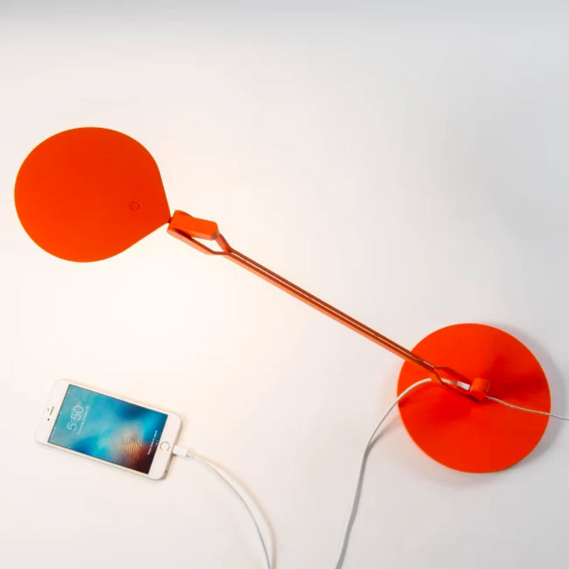 The Splitty LED Desk Lamp from Koncept is a cool contemporary lamp with tremendous flexibility. It can be angled in any position you need, as the pole and light fixture are fully adjustable. 