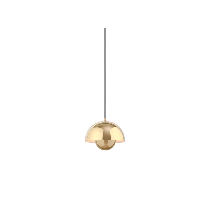 The Flowerpot VP1 Mini Pendant Light by Verner Panton became synonymous with the Flower Power movement from the late 60s. Reflecting a break from convention to embrace a more open, modern mentality that promoted peace and harmony. Such was the mindset of its designer, Verner Panton. One of the most forward-thinking talents of his time. The Flowerpot series consists of several different models, including three pendants and two table lamps - all in a wide range of colors.