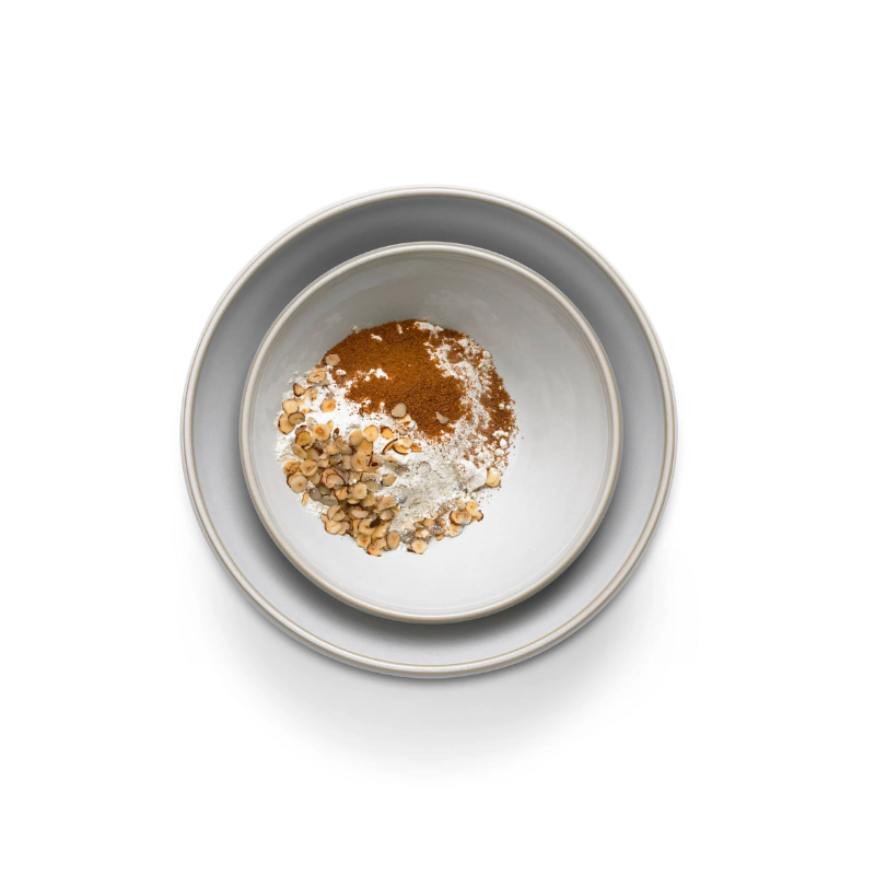 The Tavola nesting dish set from Knabstrup Keramik contains two high-quality, round ceramic bowls designed with a beautiful and homey look. These bowls can be used as side dishes for a meal or as lovely snack bowls during more festive occasions. Tavola dishes are stackable and use minimal space when stored. 