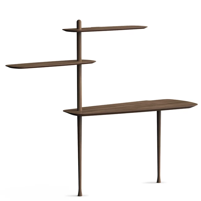 Unica Escritorio Desk in walnut
