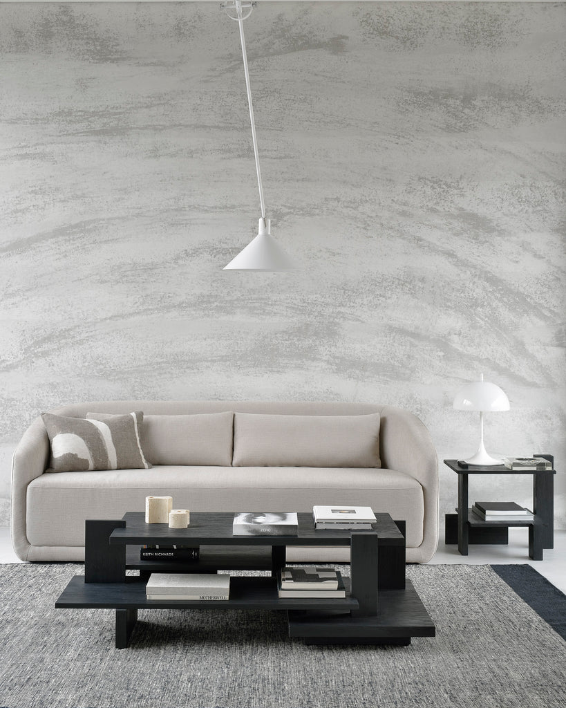 Inspired by the Dutch architectural movement de Stijl, the Abstract coffee table is not only centred around style, but also purpose. With its contemporary black finish discover new proportions and interest from every angle. Designed by Alain van Havre.