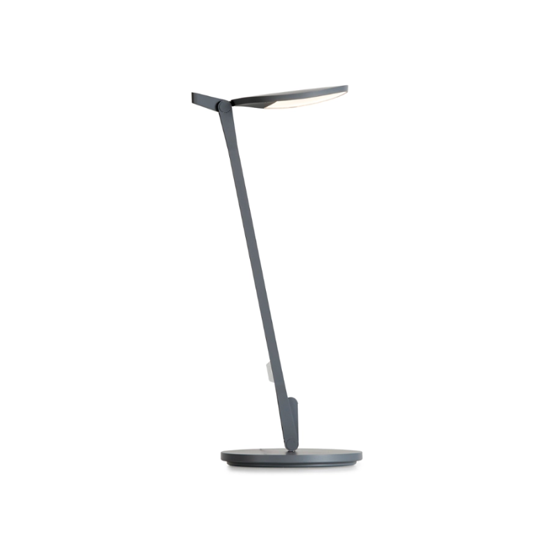 The Splitty Desk Lamp from Koncept in matte gray.