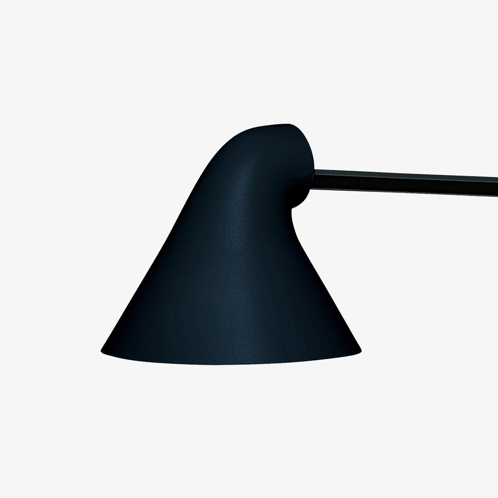 The NJP Table Lamp is a new interpretation of a classic architect lamp designed by Nendo design studio of Japan and designer Oki Sato. Its simple and honest look bares the lamp's functional components and makes it self-explanatory in its expression. The lamp features a timer function that can be set to turn the lamp off at after four or eight hours. Its ergonomic design and simple mechanical system provides great freedom of movement, so that light can always be set in the ideal position in the workspace.