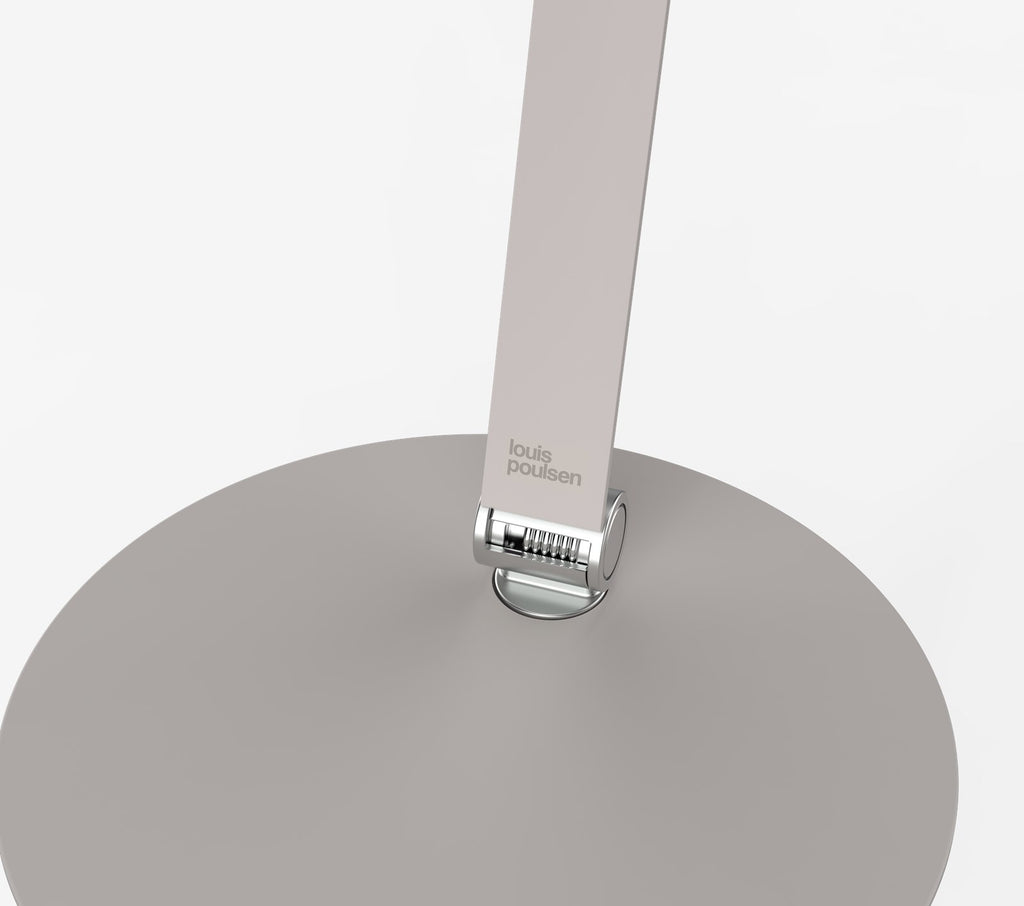 The NJP Table Lamp is a new interpretation of a classic architect lamp designed by Nendo design studio of Japan and designer Oki Sato. Its simple and honest look bares the lamp's functional components and makes it self-explanatory in its expression. The lamp features a timer function that can be set to turn the lamp off at after four or eight hours. Its ergonomic design and simple mechanical system provides great freedom of movement, so that light can always be set in the ideal position in the workspace.
