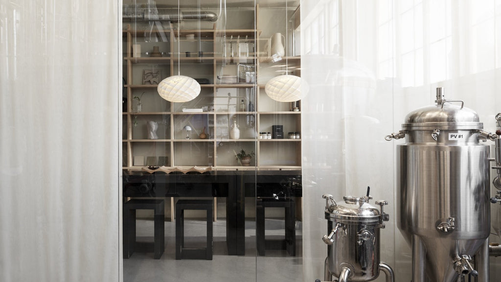 The timeless Patera Oval Pendant follows the same elegant design principles as the circular Patera Pendant and is assembled entirely by hand. Danish designer Øivind Slaatto took inspiration from the Fibonacci spiral and designed the pendant to following the mathematic structure of the captivating Fibonacci spiral.